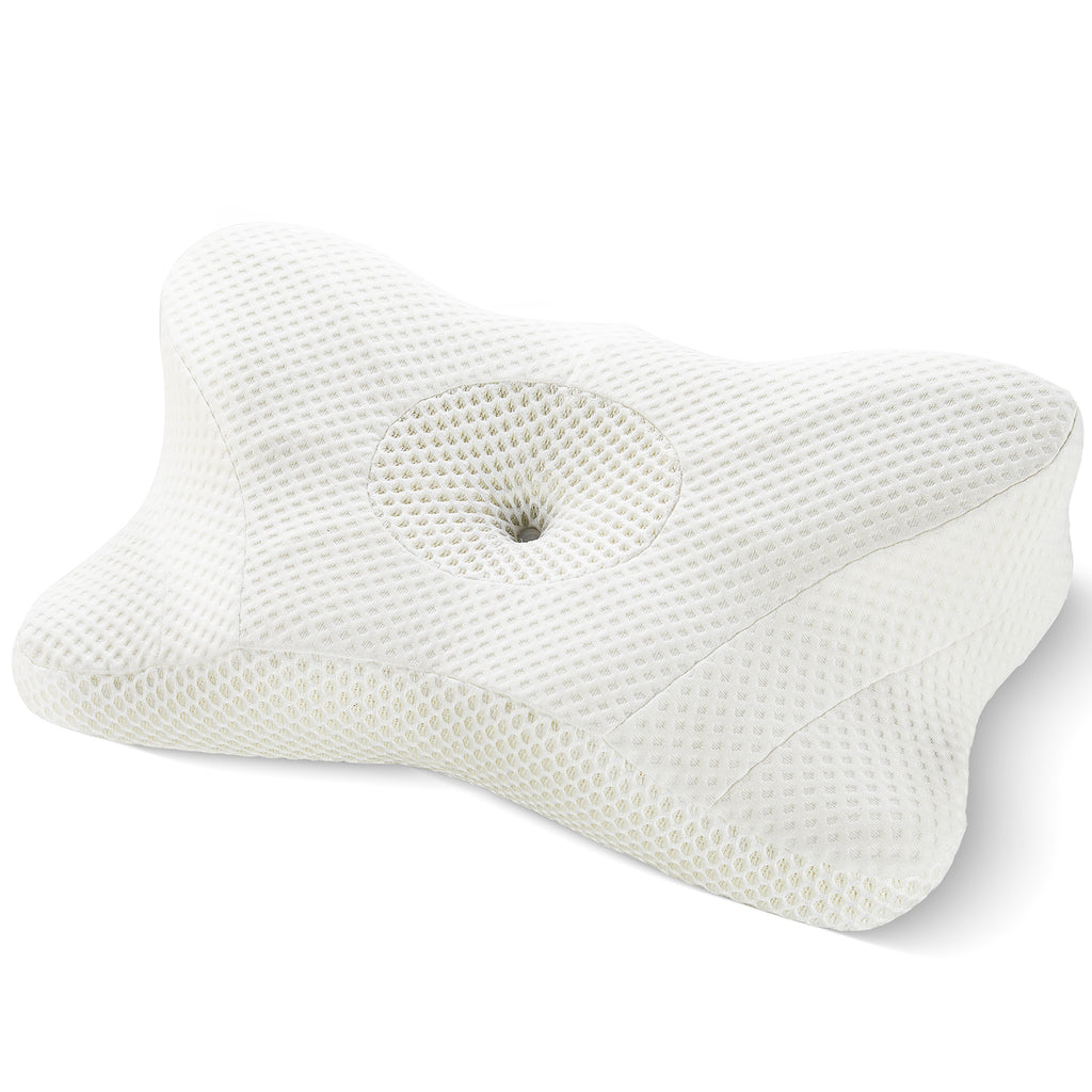 Ergonomic Foam Neck Pillow, Neck Support, Neck Protection Good Sleep