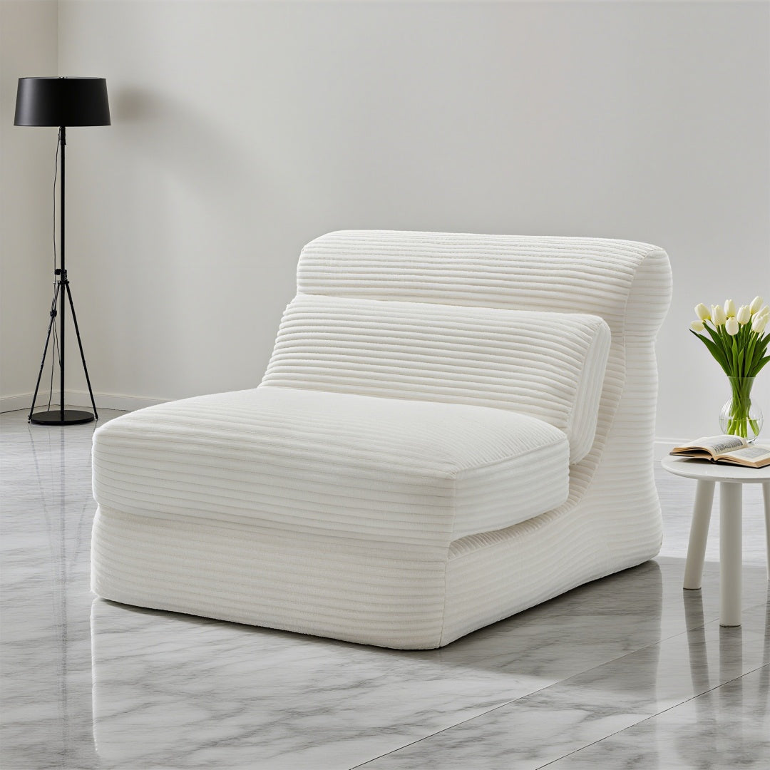 Folding Sofa Bed, Convertible Comfy Sleeper Chair With Back Support, Foldable Floor Sofa Bed Couch