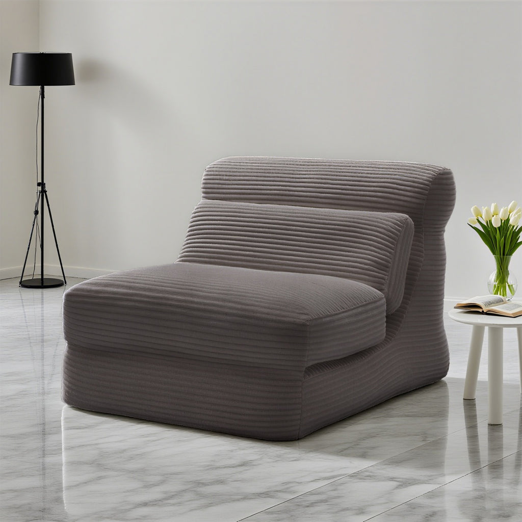 Folding Sofa Bed, Convertible Comfy Sleeper Chair With Back Support, Foldable Floor Sofa Bed Couch