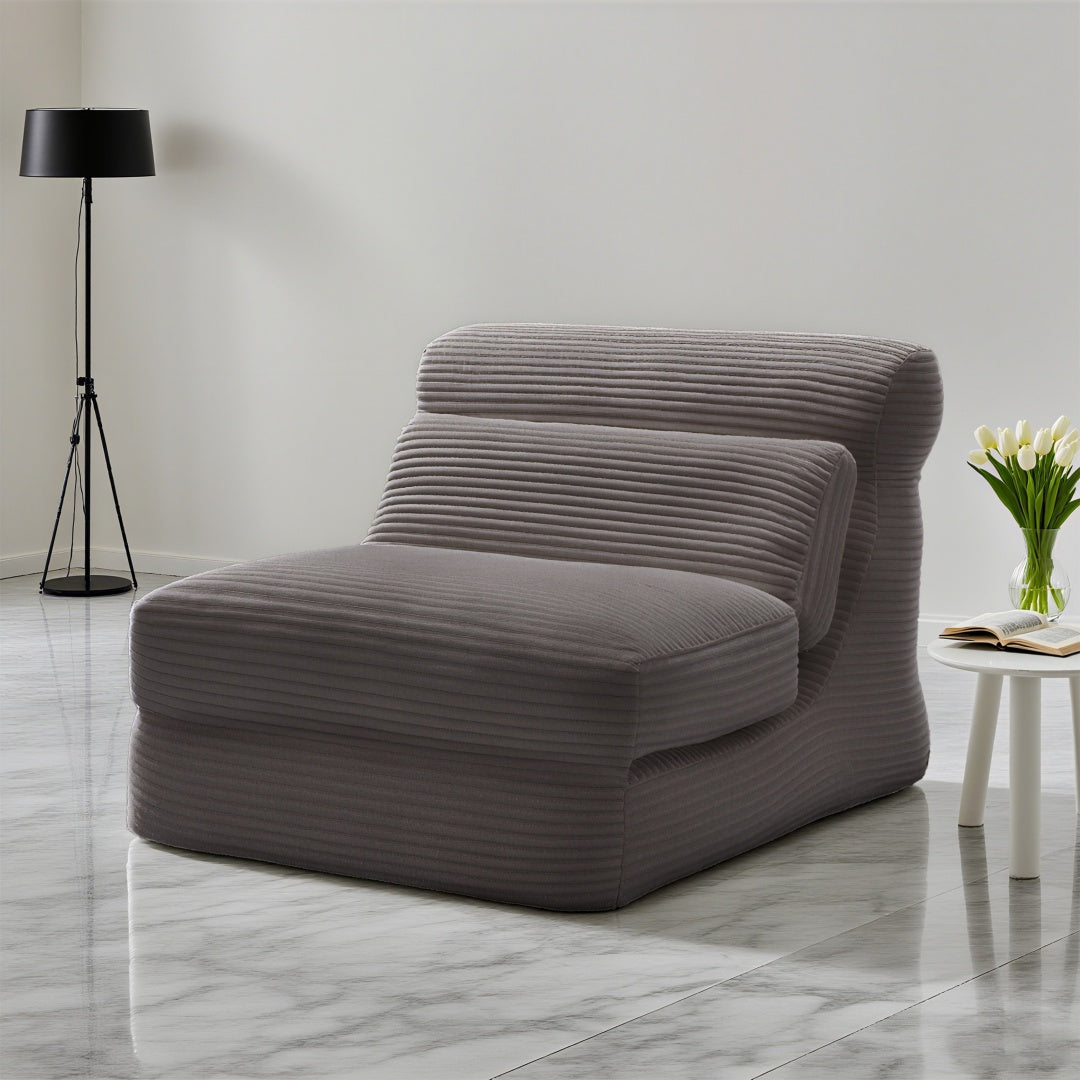 Folding Sofa Bed, Convertible Comfy Sleeper Chair With Back Support, Foldable Floor Sofa Bed Couch